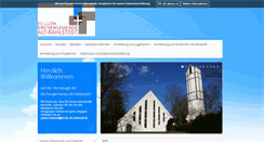 Desktop Screenshot of kirche-alt-rahlstedt.de